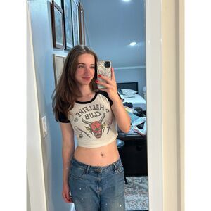 Stranger Things Hellfire Club Baby Tee